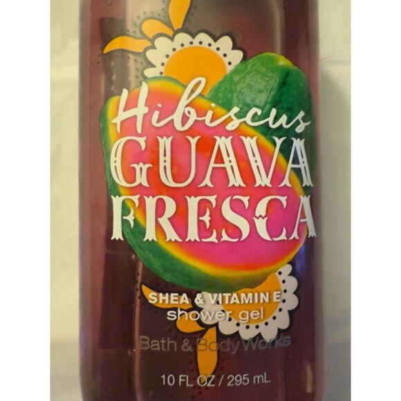 Bath & Body Works Hibiscus Guava Fresca Shea + Vitamin E Shower Gel - Picture 3 of 4